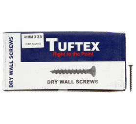 Tuftex 500 x Drywall Screws 3.5 x 41 mm