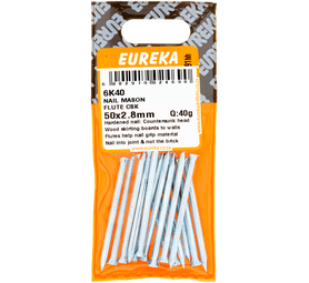 Eureka SM Countersunk Flat Head Mason Nails 50 mm