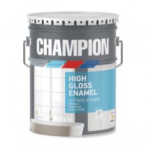Champion High gloss Enamel 20L White