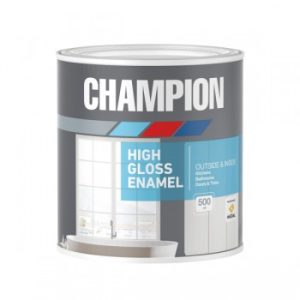 Champion High gloss Enamel 500ml Dark Brown