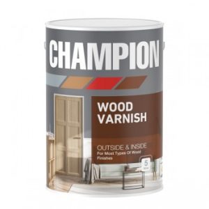 Champion Wood Varnish 5L Clear