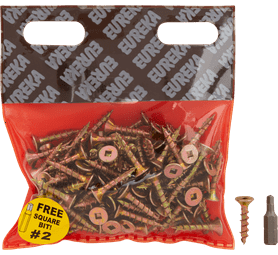 Eureka 1FE10U 5 x 25 mm Cut Screw Full Thread 100 Pack