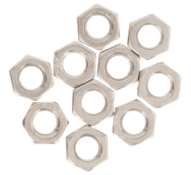 Build and Fix 10 x M6 Stainless Steel Hex Nuts