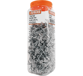 Eureka 400 x Aluminium Large Flange Blind Rivets 4 x 10 mm