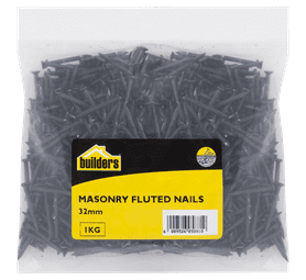 Build and Fix Masonry Fluted Nails 32 x 3 mm 1 kg