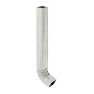Downpipe Shoe Crimped Galvanised 2700x100x75x0.4mm