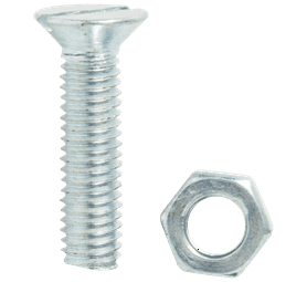 Build and Fix BP-MSKSN520-12 12 x Steel Machine Screws and Nuts 5 x 20 mm