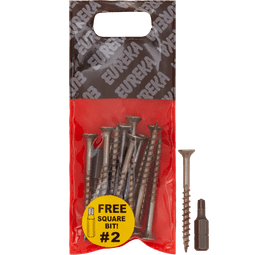Eureka 1FJ20U 4.5 x 50 mm Cut Screw Stainless Steel 16 Pack