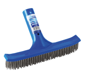 Bluechem 500 mm Wall Brush – Polished Aluminium Frame with Soft Bristles for Manual Pool Cleaning Bolt-On or Quick Connect