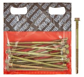 Eureka 3A71 5.5 x 90 mm Tek Screw Hex 15 Pack