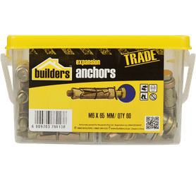 Build and Fix 704976 60 x Expansion Bolt 65 x 6 mm