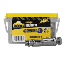 Build and Fix 15 x Expansion Anchors 12 x 90 mm