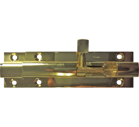 Euro Brass Barrel Bolt Straight Brass 100 x 32 mm