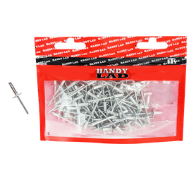 Rutherford 50 x Large Flange Aluminium Rivets 18 x 4.8 mm
