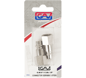 GAV GAV113A-1 German Female Threaded Coupler Insert (1/4 inch)