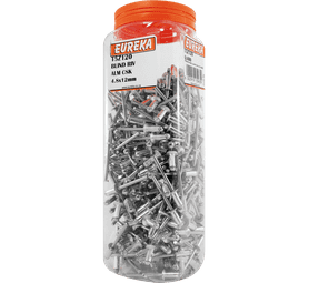 Eureka 400 x Aluminium Countersunk Blind Rivets 4.8 x 12 mm