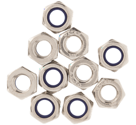 Build and Fix 10 x 10mm Stainless Steel Nylock Nuts
