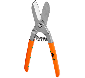 Grip 250mm Orange Tin Snips