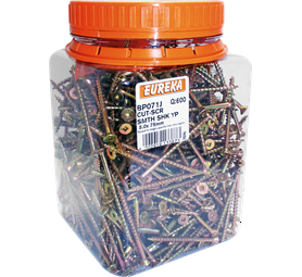 Eureka 5.0 x 75 mm Cut Screw Smooth Shank 600 Pack
