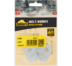 Build and Fix 5 x Small M8 Washers