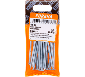 Eureka 6E40 Serrated Clout Nails 50 x 2.5 mm