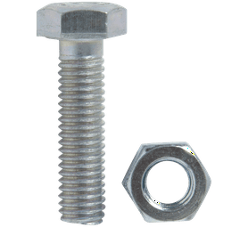 Build and Fix BP-SETN0830-12 12 x Hex Bolts and Nuts Set 8 x 30 mm