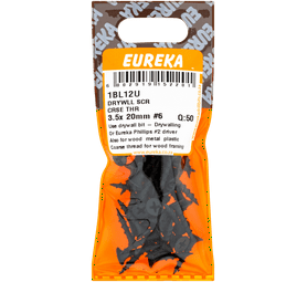 Eureka 50 x Coarse Thread Drywall Screws 3.5 x 20 mm