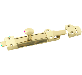 Build and Fix Brass Plated Security Bolt 100 mm