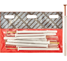 Eureka 6S70 8 x 120 mm Nail In Rimmed 10 Pack White