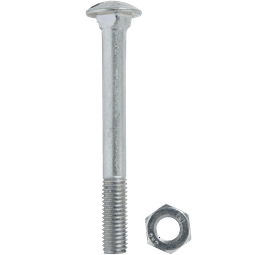 Build and Fix BP-CSB1090-100 100 x Square Cup Bolts and Nuts 10 x 90 mm