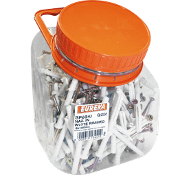 Nail In White Rimmed 200 Bucket 8 mm x 100 mm