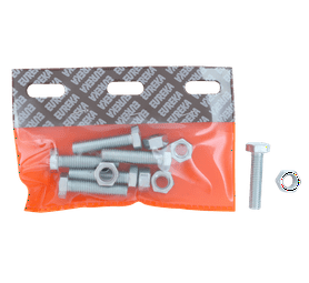 Eureka Galvanised Hex Screw and Nut Set 12 x 50 mm