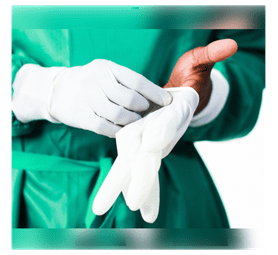Medspot Health Powder Free Latex Gloves White Large