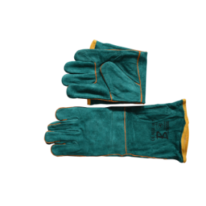 Gloves Green Double Lined 204mm