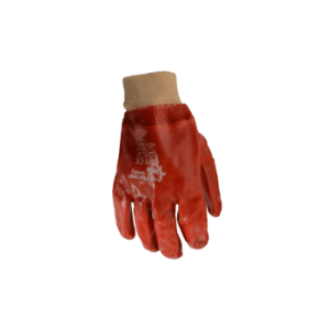 Gloves PVC Knit Cuff 50mm