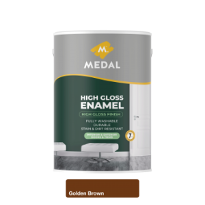 Medal High gloss Enamel 5L Golden Brown