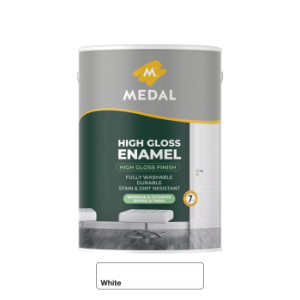 Medal High gloss Enamel 5L White