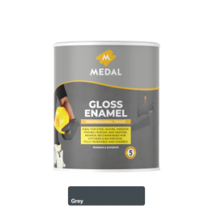 Medal Prof Trade gloss Enamel 1L Grey