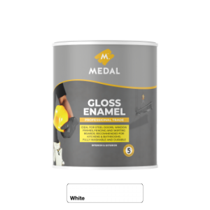 Medal Prof Trade gloss Enamel 1L White