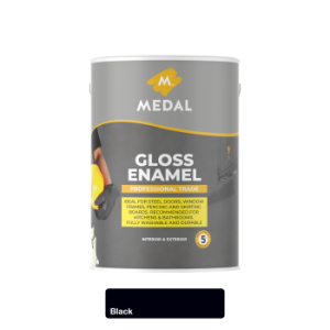 Medal Prof Trade gloss Enamel 5L Black