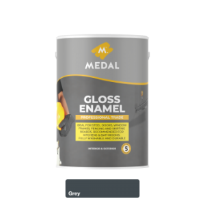 Medal Prof Trade gloss Enamel 5L Grey