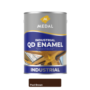Medal QD Industrial Enamel 5L Powder Brown