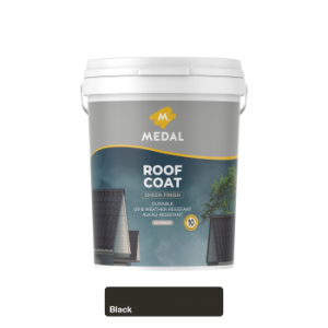 Medal Roof Coat Sheen Acrylic 20L Black