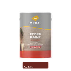 Medal Stoep Paint 5L Red Oxide