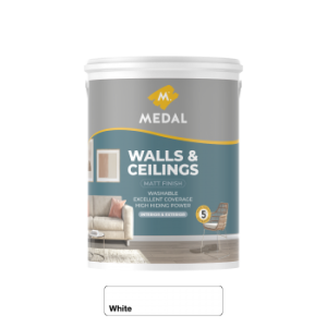 Medal Walls And Ceilings 5L White