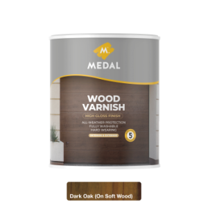 Medal Wood Varnish 1L Dark Oak