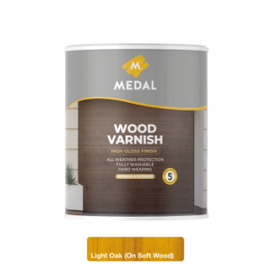 Medal Wood Varnish 1L Light Oak