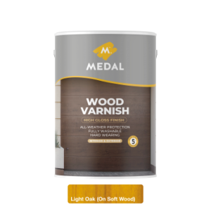 Medal Wood Varnish 5L Light Oak