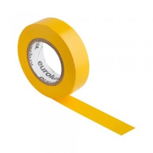 PVC Insulation Tape 20m Yellow (0.13mm X 18mm)