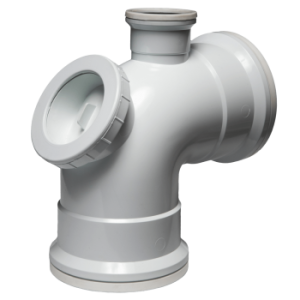 Soil & Vent Bend 110mm Vent Horn Inspection Hole 90 Deg SABS
